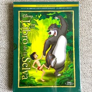 DISNEY BLUE-RAY SPECIAL EDITION EL LIBRO DE LA SELVA 1 AND 2 (JUNGLE BOOK 1 & 2)